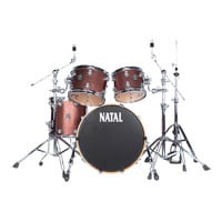 Natal US Fusion 22 Drum Shell Pack 10", 12", 16", 22" - Copper Sparkle