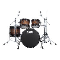 Natal Traditional Jazz Drum Shell Pack 12", 14", 18" - Vintage Burst