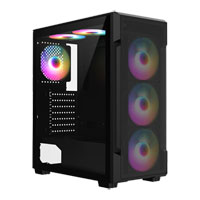 CiT Crossfire Mesh Black Mid Tower PC Gaming Case