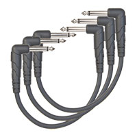 D'Addario Classic Series Patch Cable, 3-pack, 6 inches
