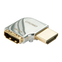 Lindy CROMO 90° HDMI Male to Female Adapter