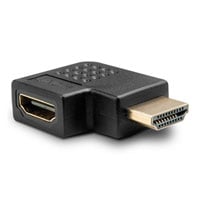 Lindy 90 Degree Right Angled Black HDMI Adapter