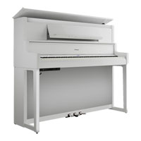 Roland LX-9-PW Luxury Upright Piano- Polished White