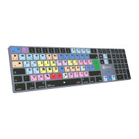 Logickeyboard Titan Avid Media Composer "Classic" Layout Wireless Mac Keyboard
