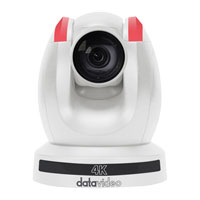 Datavideo PTC-305NDI 4K 20X Tracking NDI PTZ Camera (White)