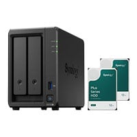 Synology DiskStation DS723+ 24TB Desktop NAS Unit GbE LAN USB 3.2 Gen1