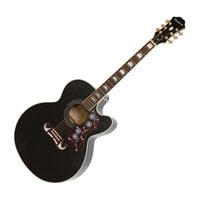 (B-Stock) Epiphone J-200EC Studio Acoustic-Electric Guitar - Black