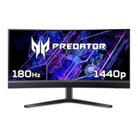 Acer 34” Predator X34 V3 WQHD 180Hz MiniLED Freesync Curved Gaming Monitor with KVM + 90W PD
