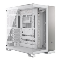 Corsair 6500X White/Satin Grey Aluminium Dual Chamber Tempered Glass Mid Tower PC