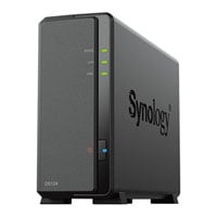 Synology DiskStation DS124 1 Bay Desktop NAS Enclosure with 1x 8TB Synology HAT3310 HDD