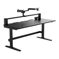 Corsair Platform:6 Desk Black Fixed-Height