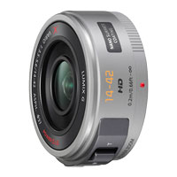 Panasonic LUMIX G 14-42mm/f3.5-5.6 Micro Four Thirds Lens (Silver)