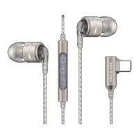 SoundMAGIC E80D In Ear Isolating USB-C Earphones with Integrated DAC- Silver