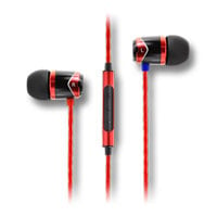 SoundMAGIC E10C In Ear Earphones with Mic Black and Red