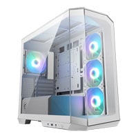 MSI MAG PANO M100R PZ Micro-ATX Tower Tempered Glass Open Box PC Gaming Case White