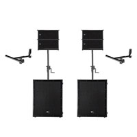 RCF RCF HDL6A / SUB8004-AS Active Line-Array Ground-Stacked System