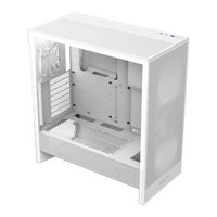 NZXT H5 Flow White Mid Tower Tempered Glass PC Gaming Case