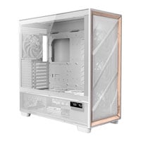 Antec Flux PRO Full Tower Tempered Glass White/Wood PC Gaming Case