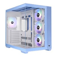 Thermaltake View 380 TG ARGB Mid Tower Tempered Glass PC Gaming Case Hydrangea Blue