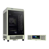 Thermaltake The Tower 200 Matcha Green Mini-ITX PC Gaming Case + LCD Panel Kit Bundle