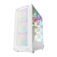 Sharkoon REV300 White Mid Tower Tempered Glass PC Gaming Case