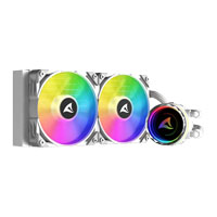 Sharkoon S80 240mm All-in-One ARGB Intel/AMD CPU Liquid Cooler White