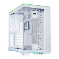 Lian Li O11 Dynamic EVO RGB White Dual Chamber Mid Tower Tempered Glass Reversible PC Gaming Case