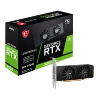 MSI NVIDIA GeForce RTX 3050 LP 6GB OC Ampere Open Box Graphics Card