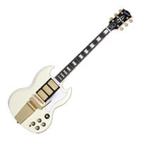 Epiphone 1963 Les Paul SG Custom With Maestro Vibrola (Incl. Hard Case) Classic White