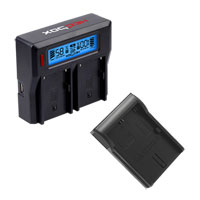 Hedbox RP-DC50 Dual Battery Charger And DLPE6 Battery Charger Plate