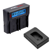 Hedbox RP-DC50 Dual Battery Charger And BLK22 Battery Charger Plate