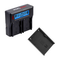 Hedbox RP-DC50 Dual Battery Charger And DBPU Battery Charger Plate