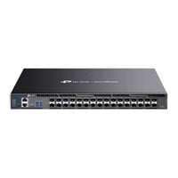 tp-link 32-Port Layer 3 Web Managed Rackmount Switch with Physical Stacking & Link Aggregation