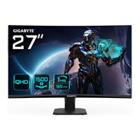 Gigabyte 27" GS27QC QHD 165Hz FreeSync Premium VA Curved Gaming Monitor