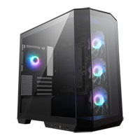 Open Box MSI MAG PANO M100R PZ Micro-ATX Tower Tempered Glass Open Box PC Gaming Case Black