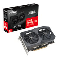 ASUS AMD Radeon RX 7600 DUAL OC V2 8GB Refurbished Graphics Card