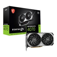 MSI NVIDIA GeForce RTX 4070 12GB VENTUS 2X E1 OC Ada Lovelace Graphics Card