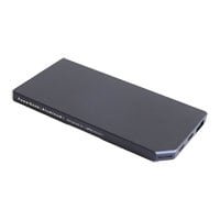 Allocacoc 5000mAh PowerBank Slim Aluminium Fast Charging Power Bank with LED Indicator, Grey