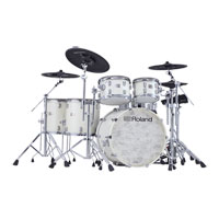 Roland VAD716 Flagship V-Drums Kit - Pearl White