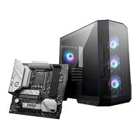 MSI B760M mATX Project Zero Motherboard + MSI MAG PANO M100R Project Zero mATX Chassis Bundle