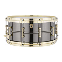 (Open Box) Ludwig LB417BT 14x6.5" Black Beauty Snare Drum with Brass Hardware