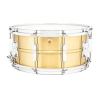 (OPEN BOX) Ludwig Acro Brass Snare Drum 14" x 6.5" Brushed