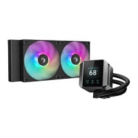 DeepCool 240mm MYSTIQUE 240 AIO CPU Liquid Cooler with LCD Screen Intel/AMD