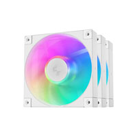 DeepCool 120mm FD12 ARGB PWM Fan Triple Pack - White