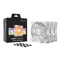 be quiet! Light Wings LX 120mm ARGB White PWM Triple Fan Pack