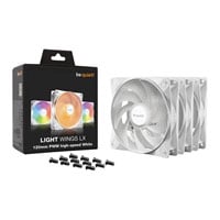 be quiet! Light Wings LX High Speed 120mm ARGB White PWM Triple Fan Pack