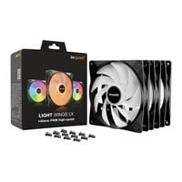 be quiet! Light Wings LX High Speed 140mm ARGB Black PWM Triple Fan Pack