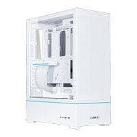 Lian Li SUP01 White Mid Tower Tempered Glass PC Gaming Case