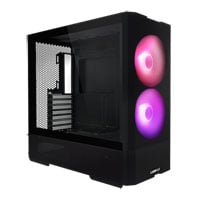 Lian Li LANCOOL 207 Black Mid Tower Compact Tempered Glass PC Gaming Case