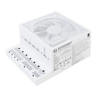 Lian Li EDGE 850 Watt Fully Modular 80+ Platinum PSU/Power Supply with USB 2.0 Hub - White